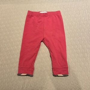 Burberry Children Baby Cotton Blend Leggings with House Check Trim